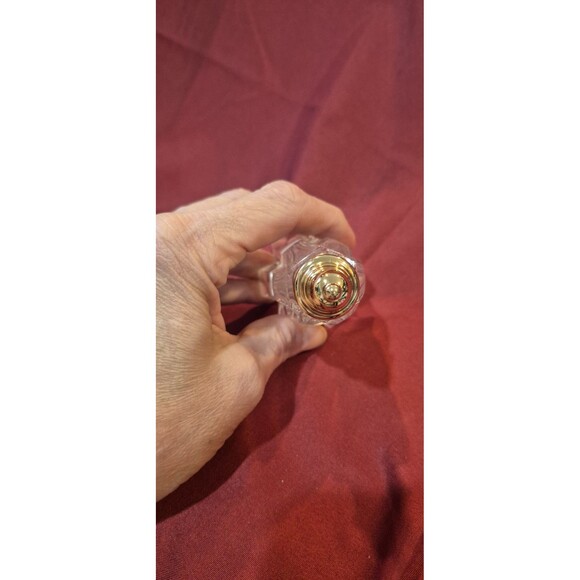 NOS Crystal Salt and Pepper Shakers from The Golden Collection New Old Stock Box - Picture 3 of 5